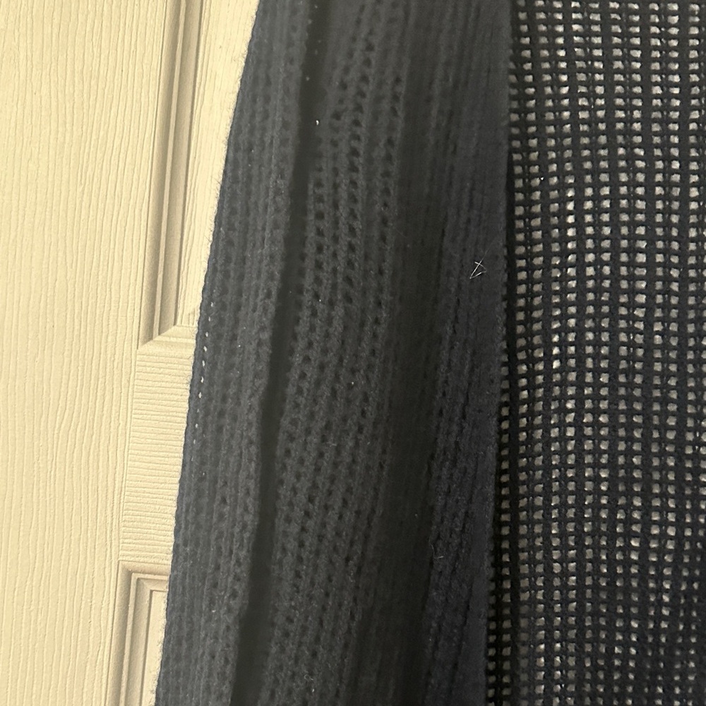 Inhabit Navy Open Knit Cardigan - Picture 3 of 12
